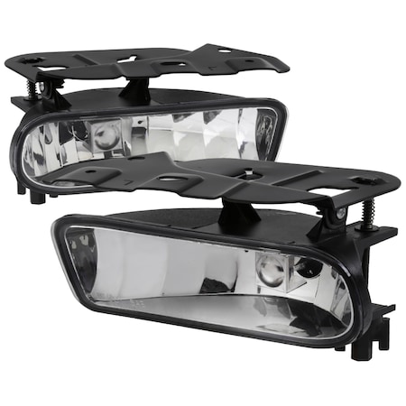 Spec-D Tuning 02-06 Cadillac Escalade Oem Fog Light- Chrome LF-ECLD02COEM-HZ